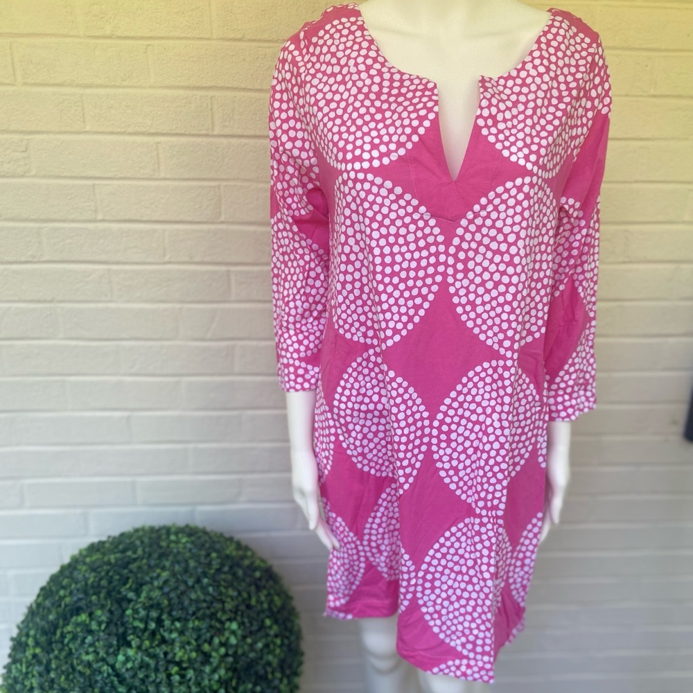 Fuchsia 100% cotton dress